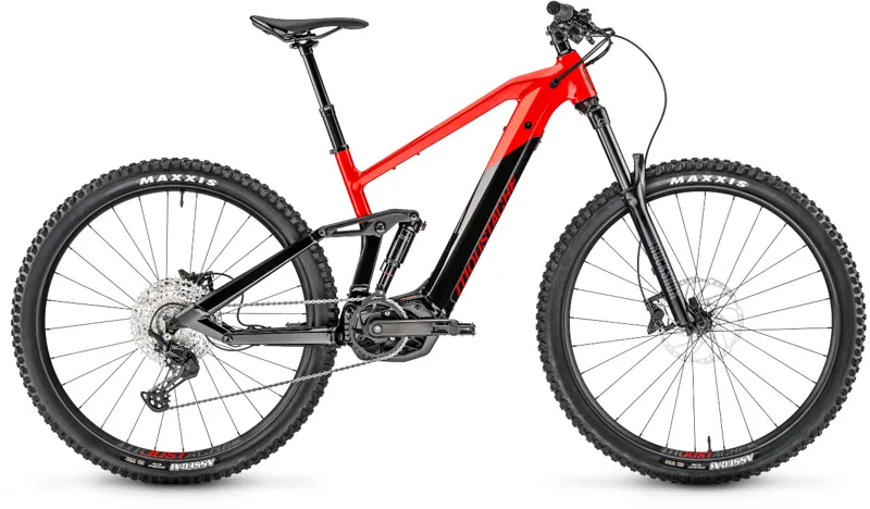 Moustache Samedi 29 Trail 2 E-Mountain Bike Black - Pepper Red